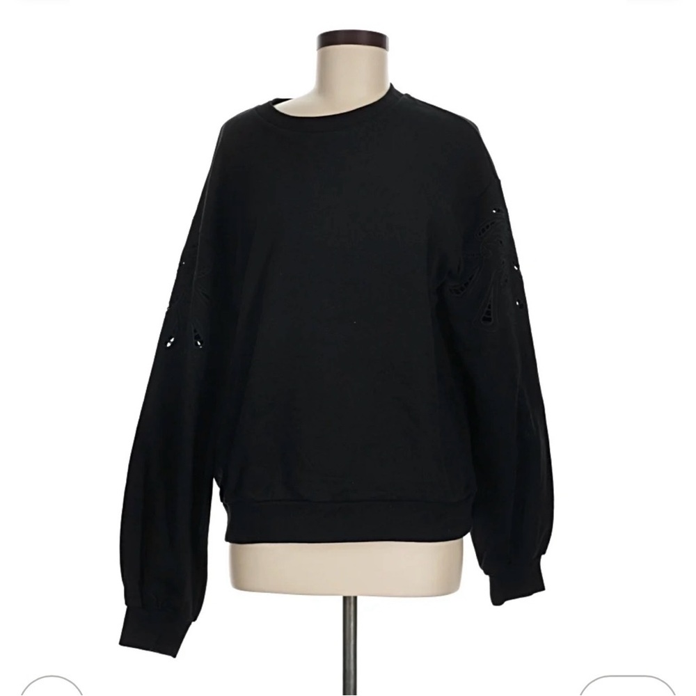 GAP  Black cut out sleeve sweatshirt  Pullover
